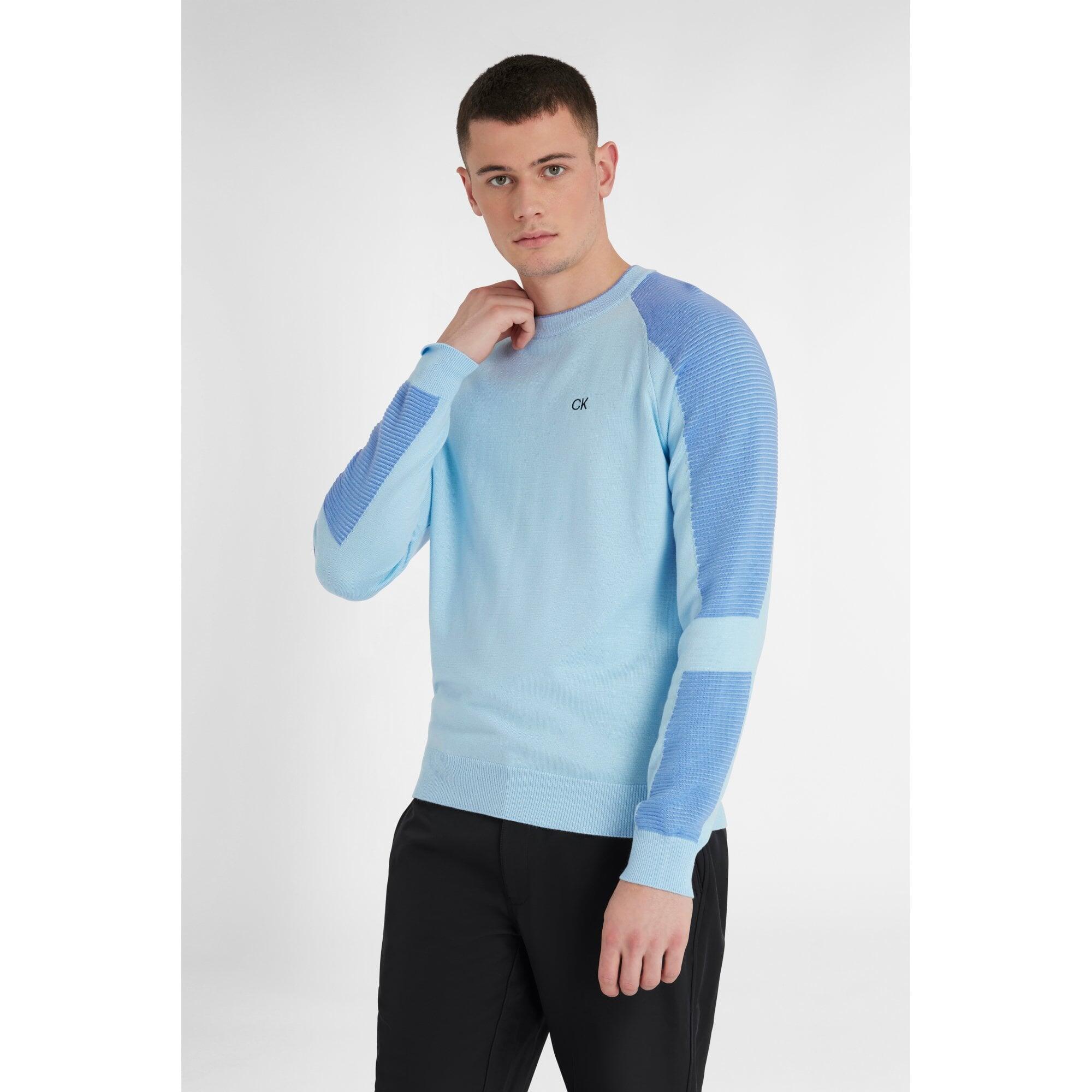 Calvin Klein VELETO CREW SWEATER - AIRBLUE 3/5