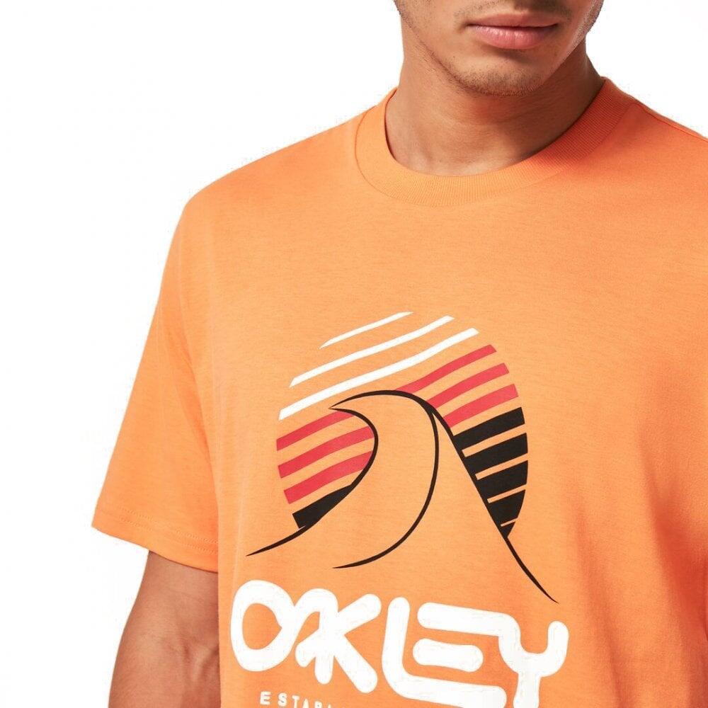 Oakley One Wave B1B Tee Soft Orange 4/5