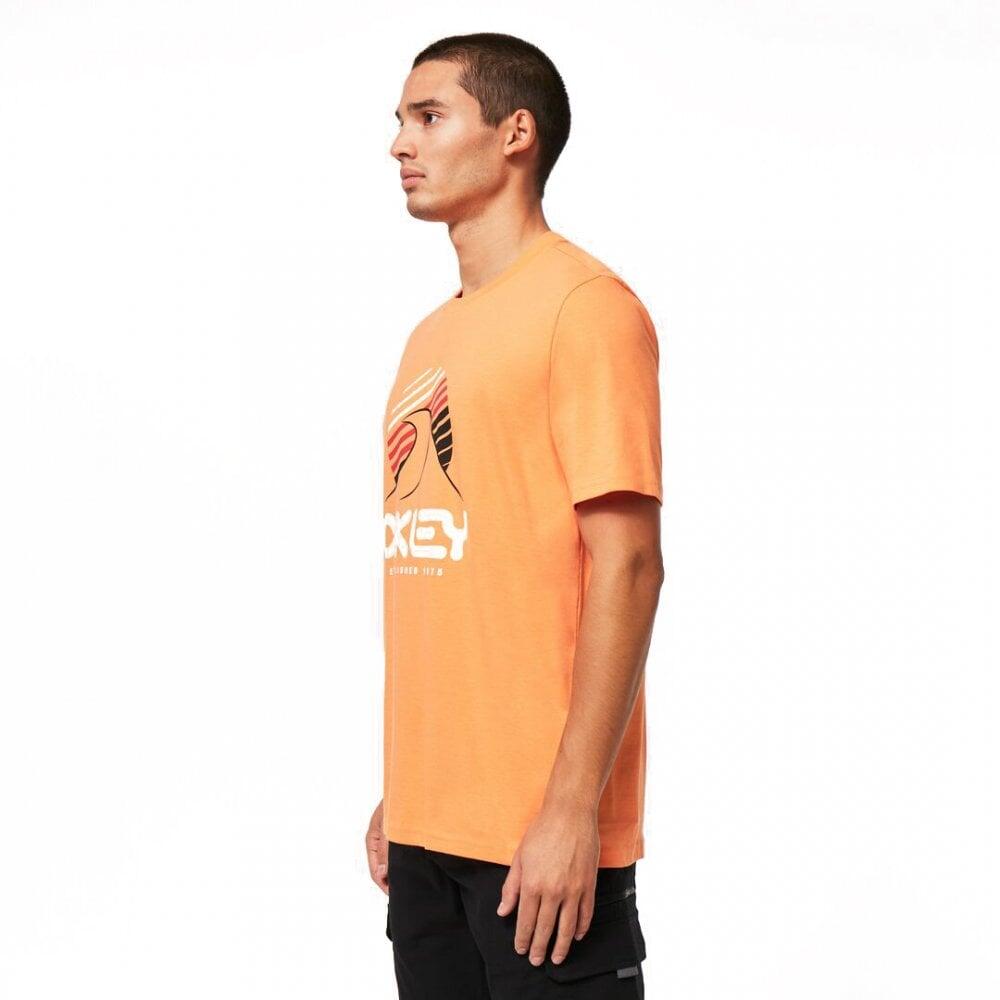 Oakley One Wave B1B Tee Soft Orange 3/5