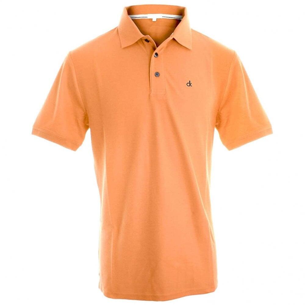Calvin Klein Manhattan Cotton Polo - Orange 1/1
