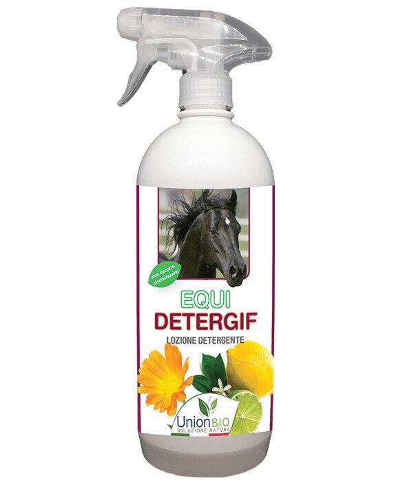 UNION BIO EQUIDETERGIF lozione detergente naturale – Senza risciacquo per cavalli 1000 ml