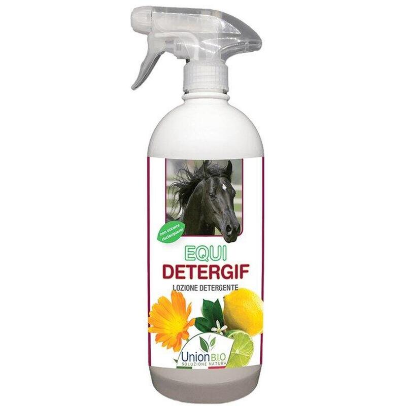 EQUIDETERGIF lozione detergente naturale – Senza risciacquo per cavalli 1000 ml