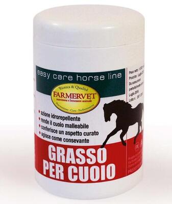 GRASSO CUOIO azione idrorepellente per la cura di selle e finimenti 1 kg