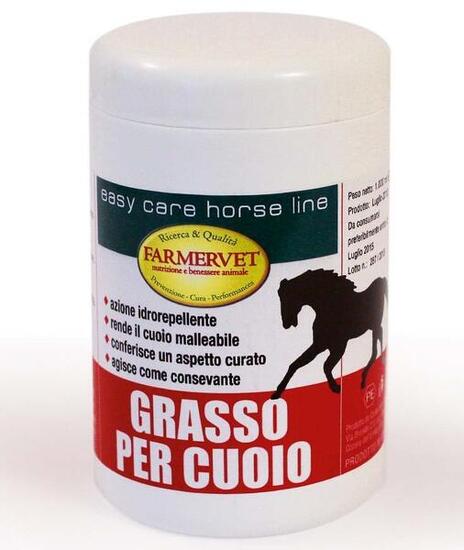 GRASSO CUOIO azione idrorepellente per la cura di selle e finimenti 1 kg