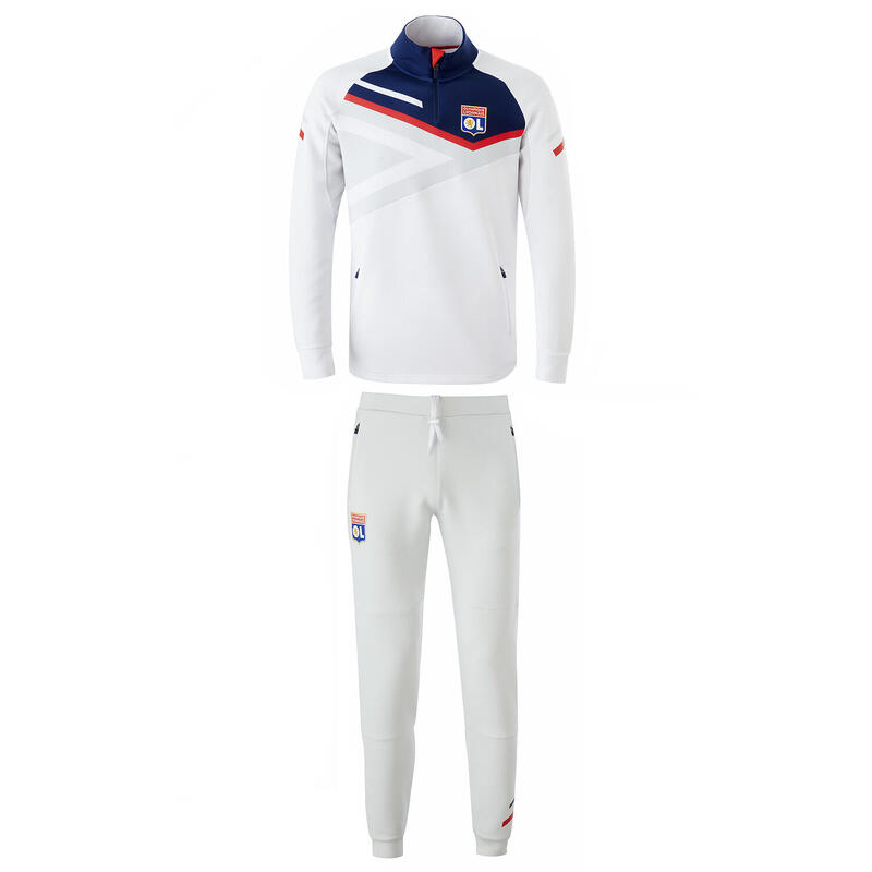 Ensemble Training Boost Gris et Blanc Homme