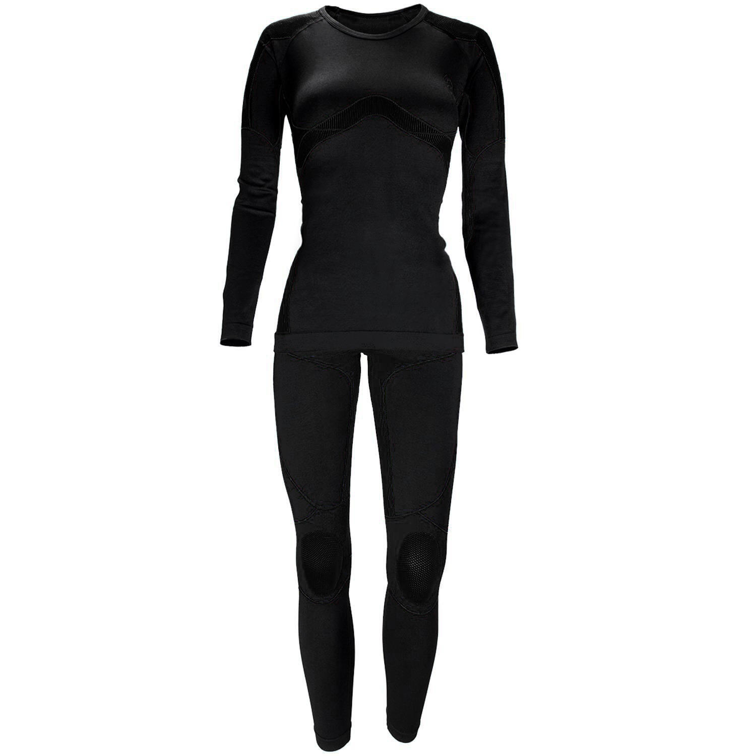 Thermal and functional underwear set | Women | Seamless | Black