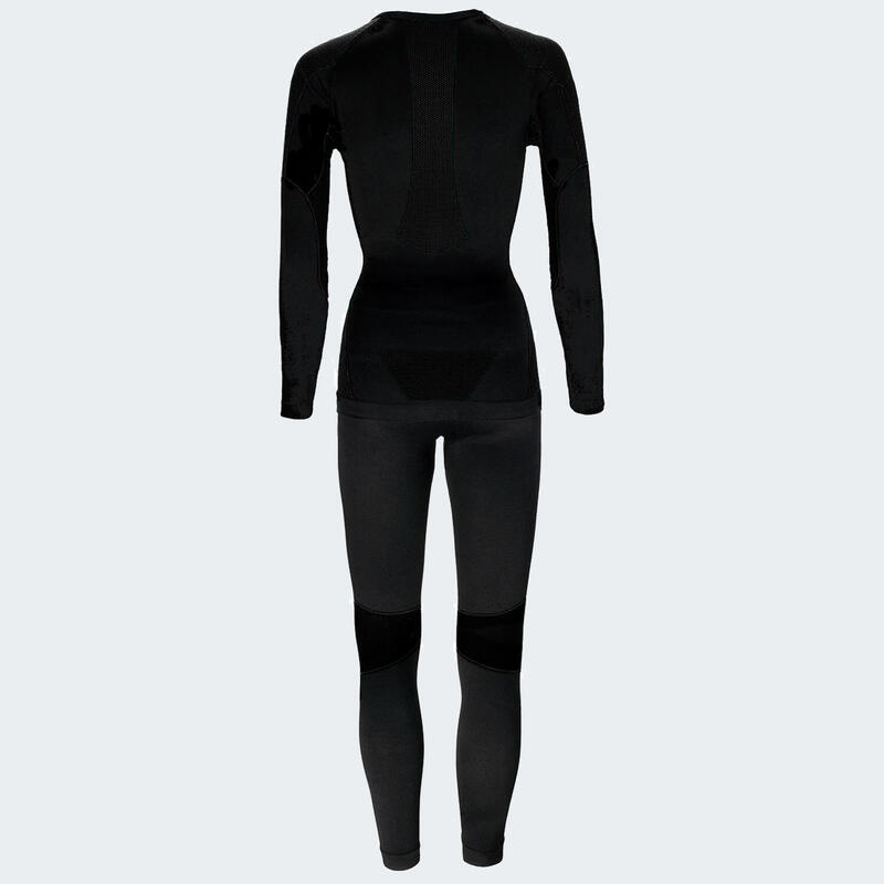 Set sous-vêtements thermiques et fonctionnels | Femmes | Seamless | Noir