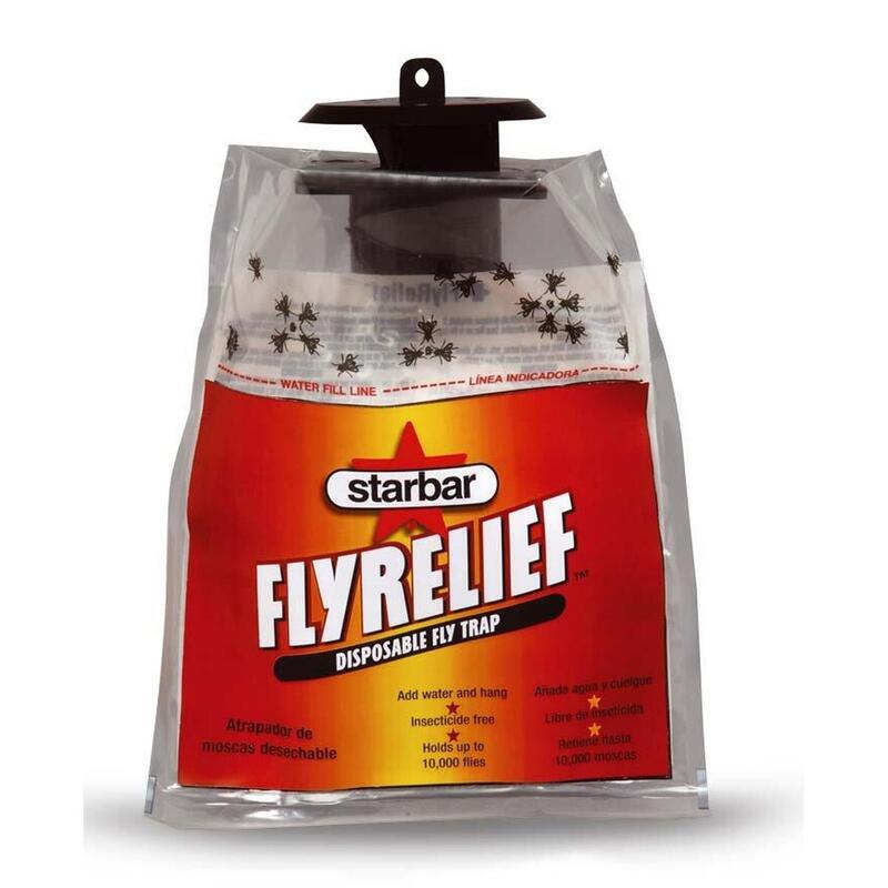 FLY RELIEF trappola usa e getta per mosche e insetti volanti con attrattivo incl
