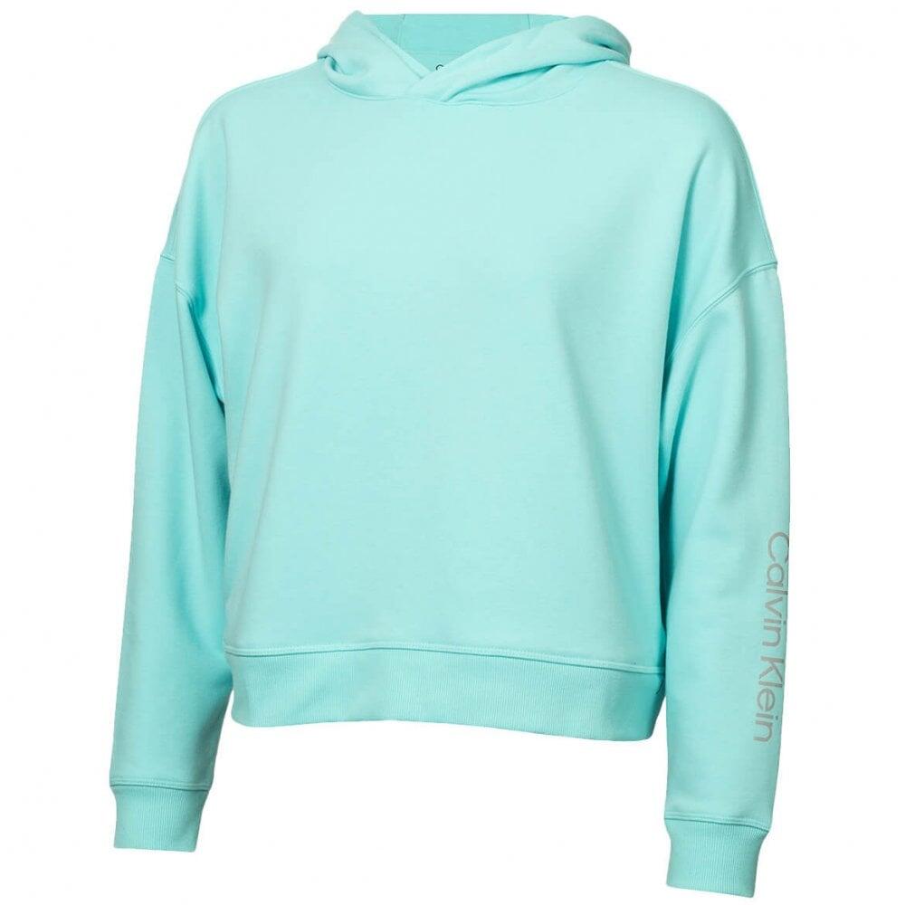 Calvin Klein Ladies Lifestyle CHILL OUT HOODY - OPAL 1/4