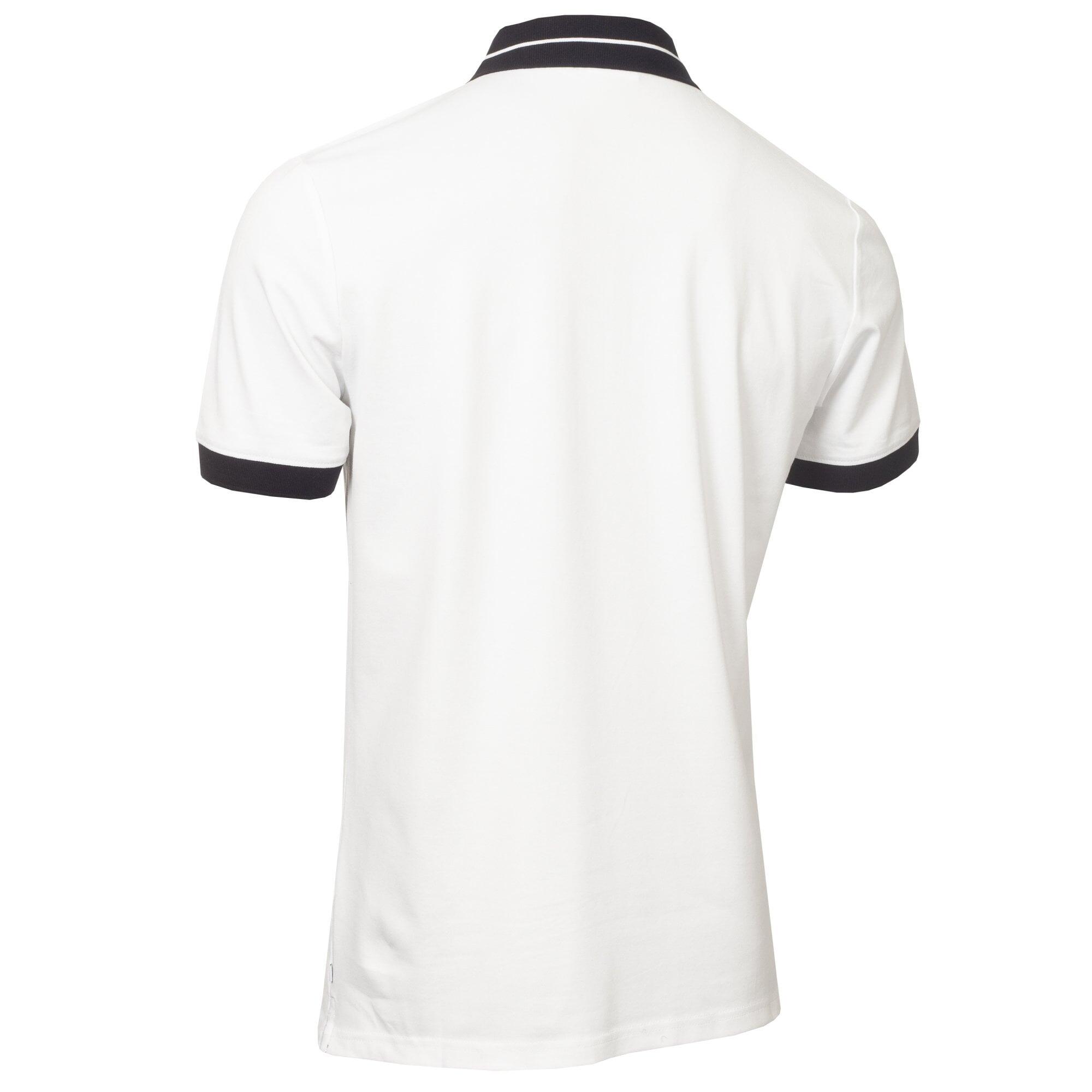 Calvin Klein Whitman Zipped Polo White/Navy 2/5