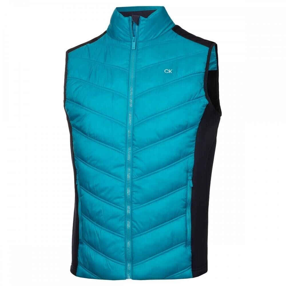 CALVIN KLEIN Calvin Klein Frontera Hybrid Gilet - CARRIBEAN