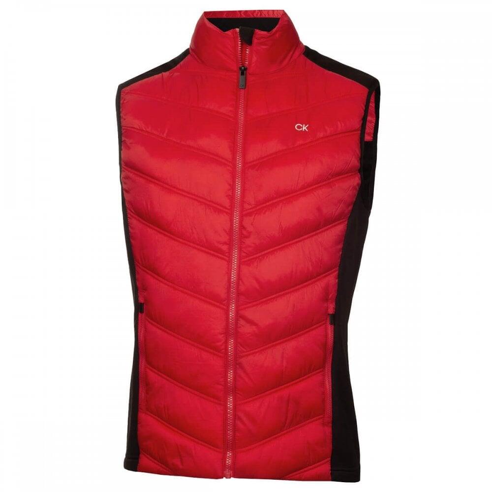 CALVIN KLEIN Calvin Klein Frontera Hybrid Gilet - RED