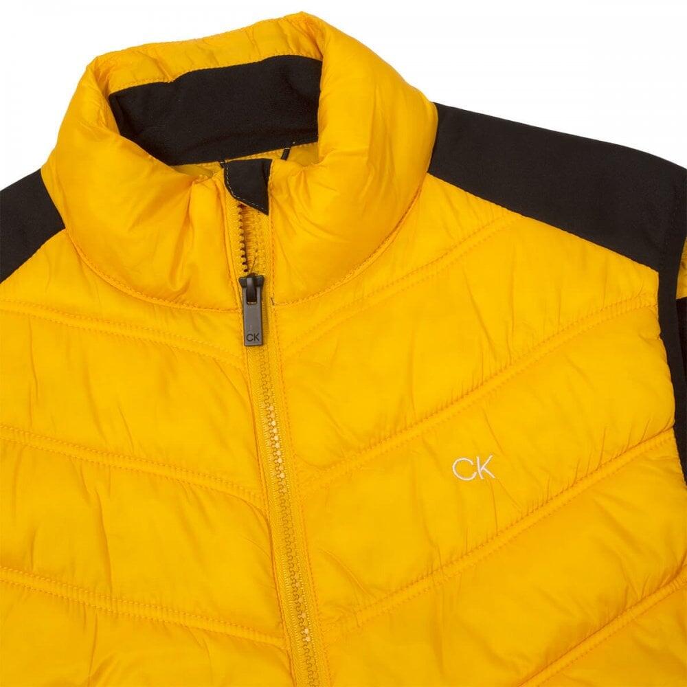 Calvin Klein Frontera Hybrid Gilet - MUSTARD 3/4
