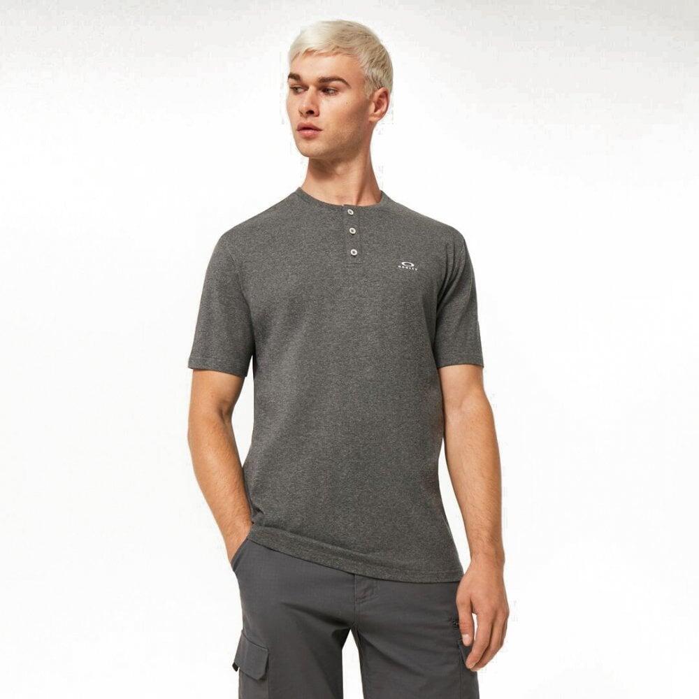 Oakley Relax Henley Tee NEW ATHLETIC GREY 1/5