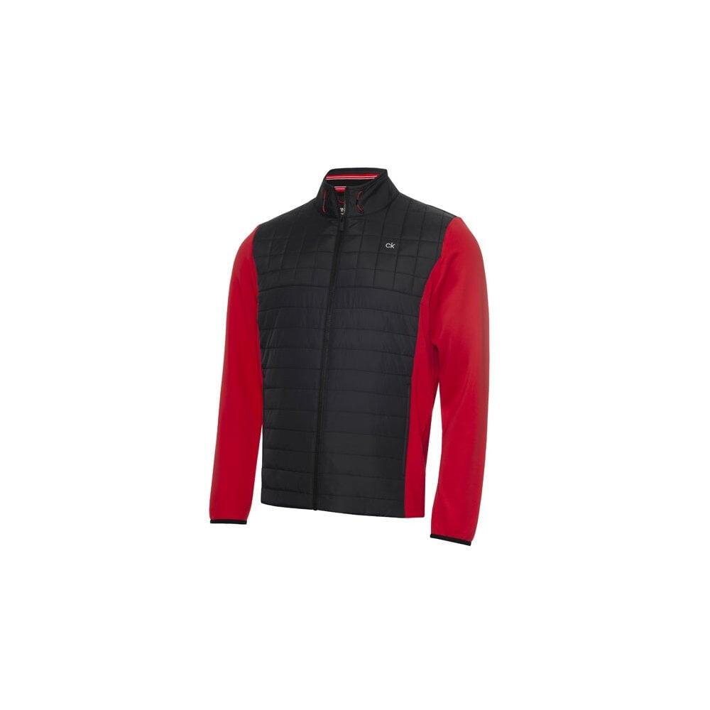 Calvin Klein VARDON HYBRID JACKET - Power Red/Black 1/4