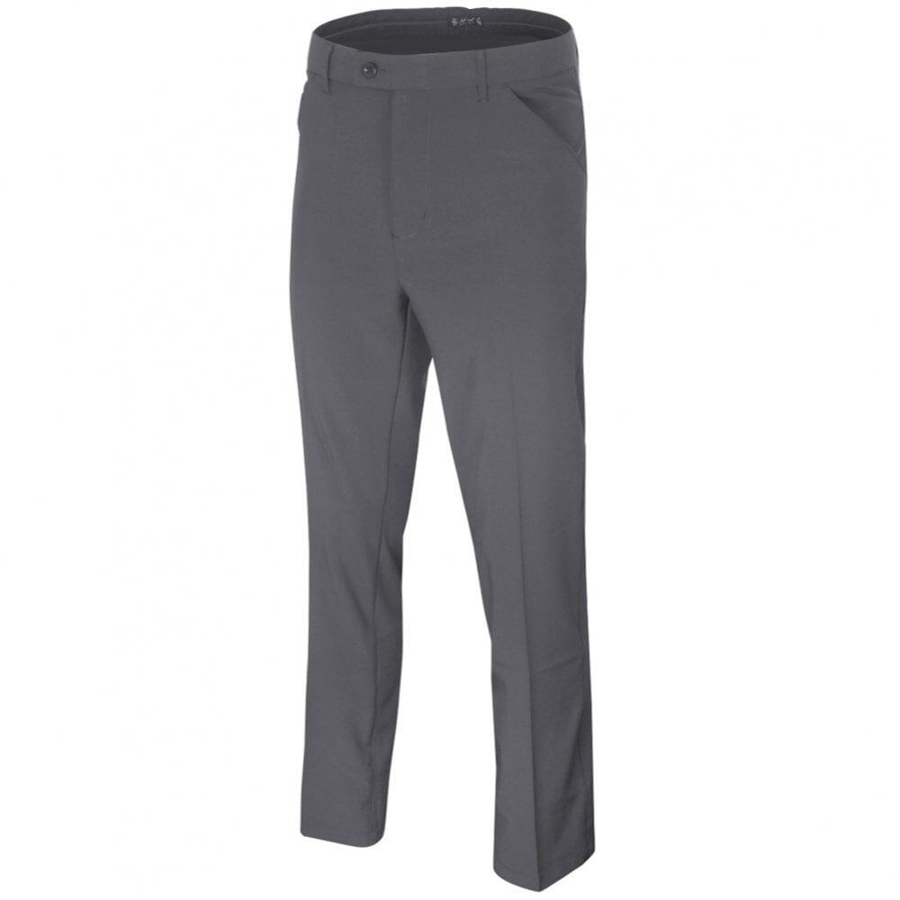 ISLAND GREEN TAPERED STRETCH TROUSER - CHARCOAL 1/4