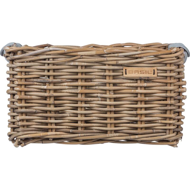 Rotan Fietsmand Dorset Medium 27 X 39 X 21 Cm - Natuur Grijs