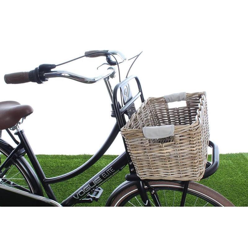 Rotan Fietsmand Dorset Medium 27 X 39 X 21 Cm - Natuur Grijs