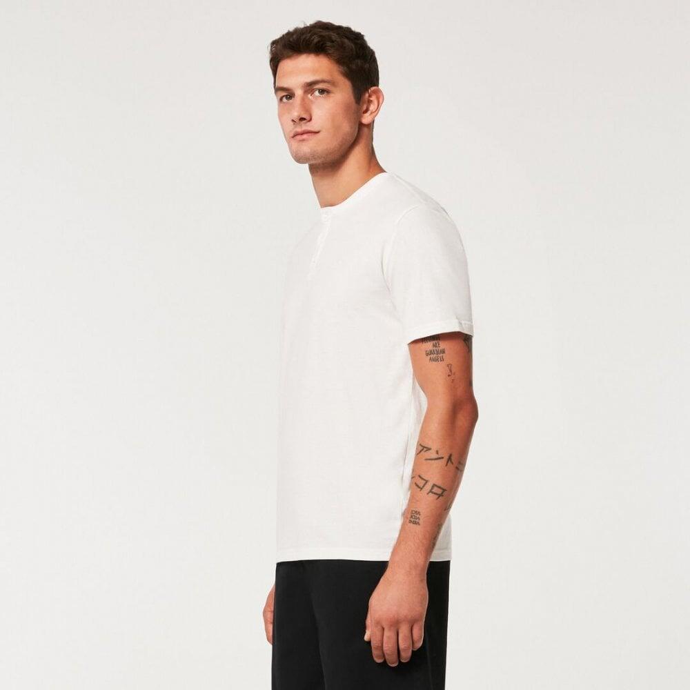 Oakley Relax Henley Tee White 3/5