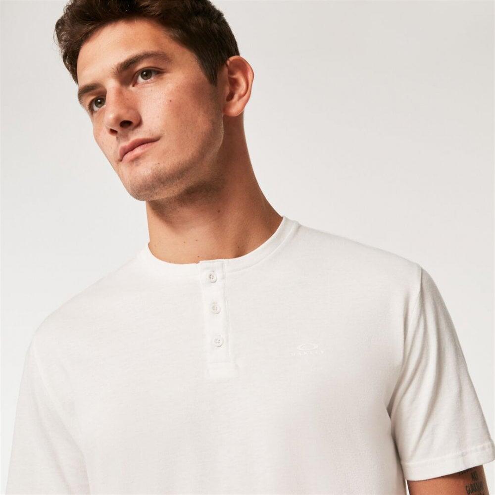 Oakley Relax Henley Tee White 4/5