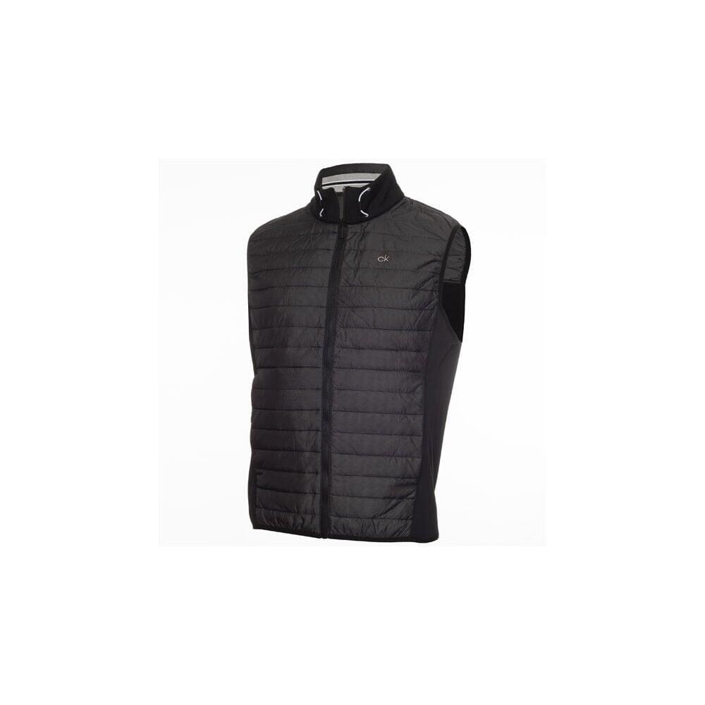 CALVIN KLEIN Calvin Klein WRANGELL HYBRID GILET - BLACK