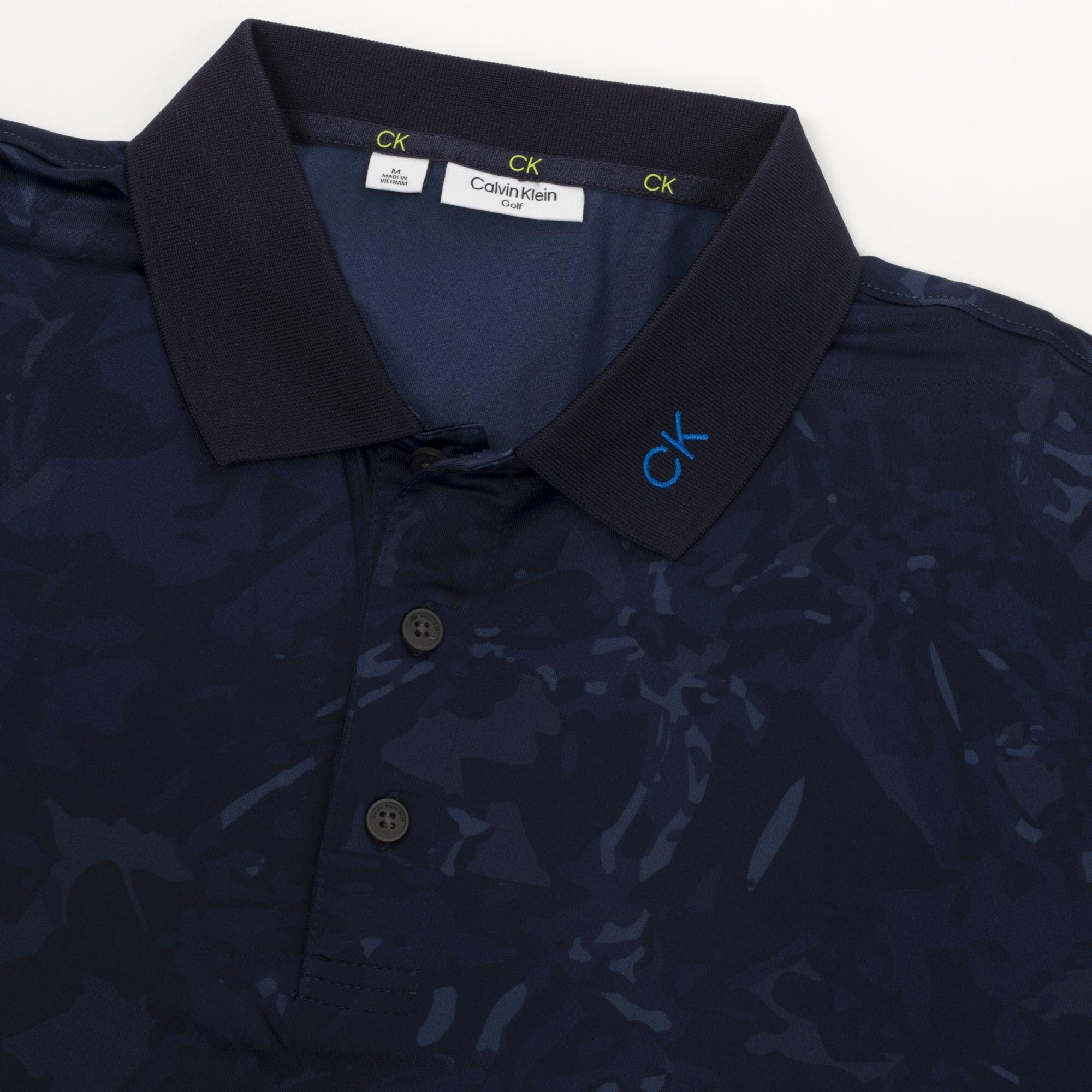 Calvin Klein GRUNGE PRINT POLO - NAVY 3/5