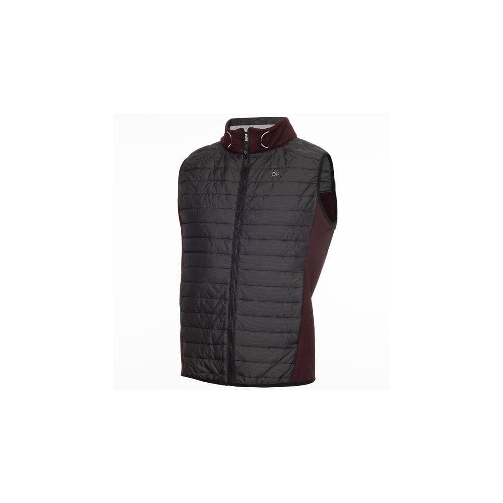 Calvin Klein WRANGELL HYBRID GILET - BLACKBERRY 1/2