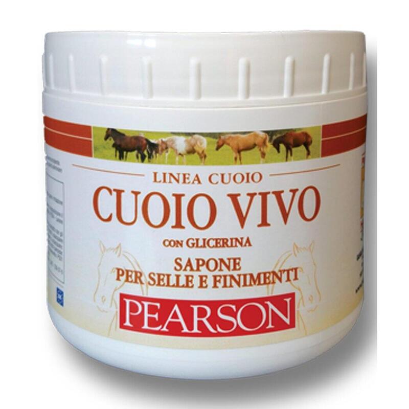 CUOIO VIVO Pearson sapone per selle e finimenti con glicerina 500 ml  GUGLIELMO PEARSON