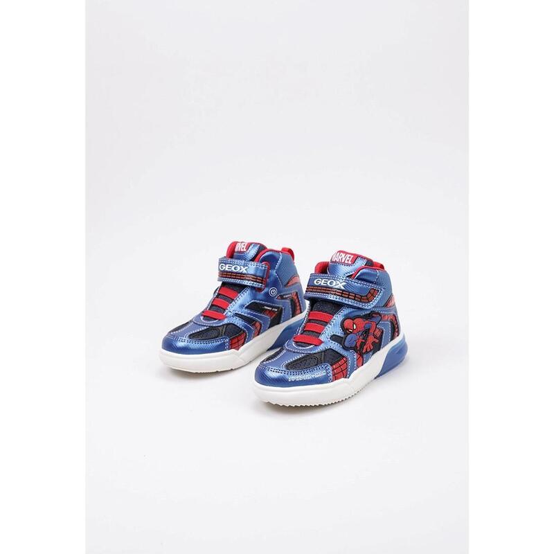 Baskets Geox J GRAYJAY BOY C Bleu