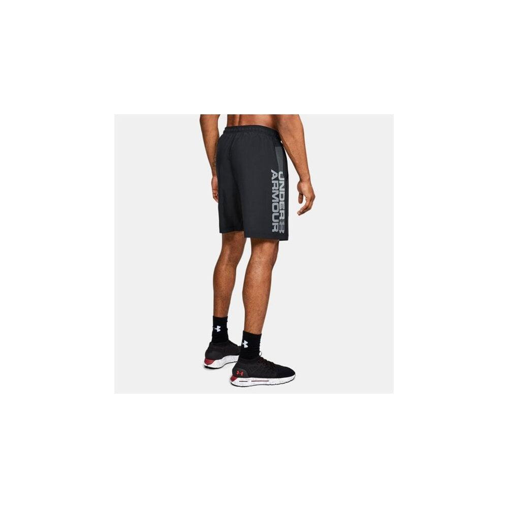 Under Armour Pantalón Deportivo Woven Graphic Wordmark Short Negro 3/4