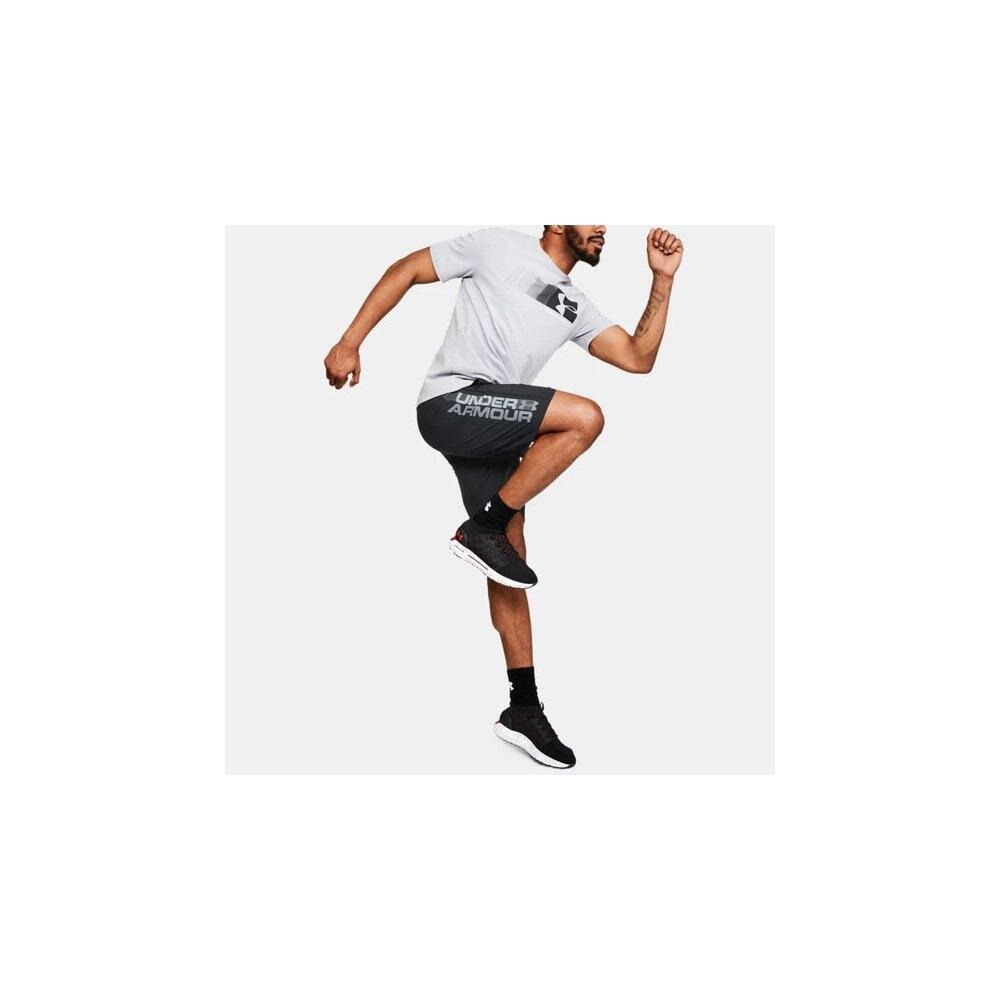 Under Armour Pantalón Deportivo Woven Graphic Wordmark Short Negro 4/4