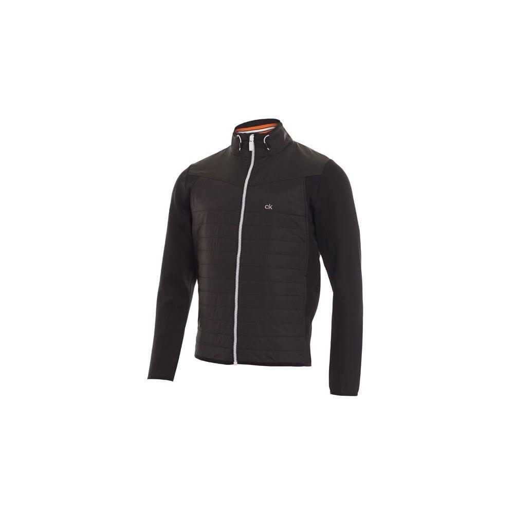 Calvin Klein CYCLONE PADDED JACKET - BLACK/POWER ORANGE 1/2