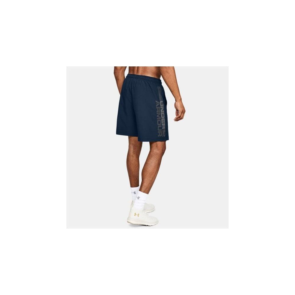 Under Armour Pantalón Deportivo Woven Graphic Wordmark Short Azul 3/4