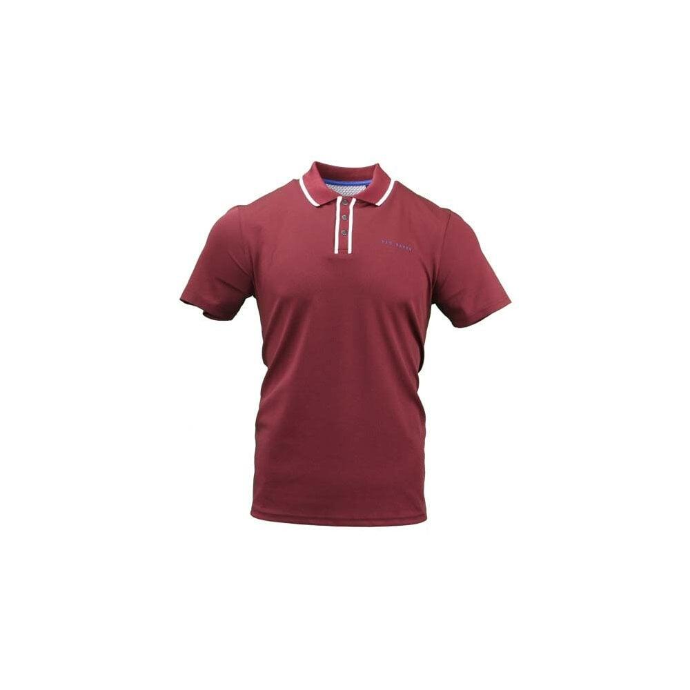 Ted Baker Bunka Tech Polo - Dark Red 1/1