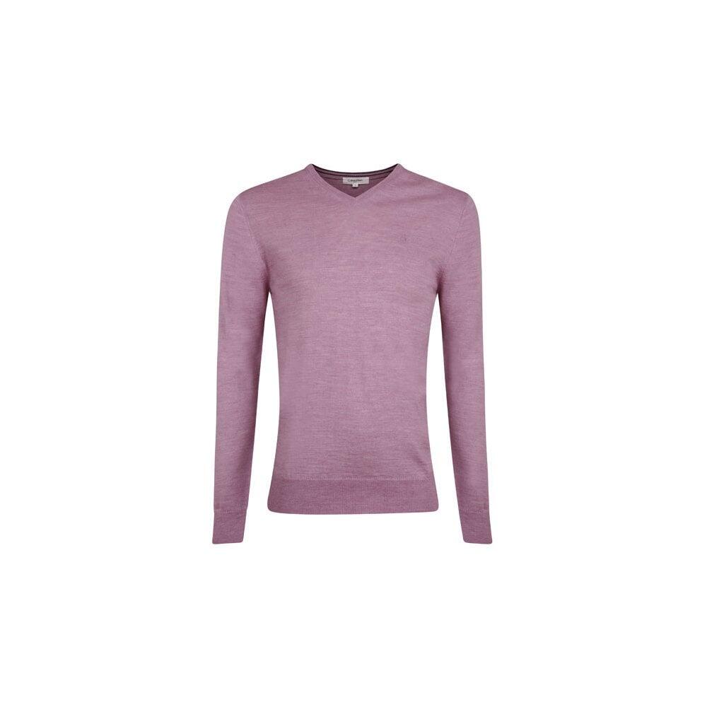 CALVIN KLEIN Calvin Klein MERINO SWEATER - HEATHER