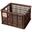 Fietskrat Crate Large 40 Liter 34 X 49 X 27 Cm - Chocolate Bruin