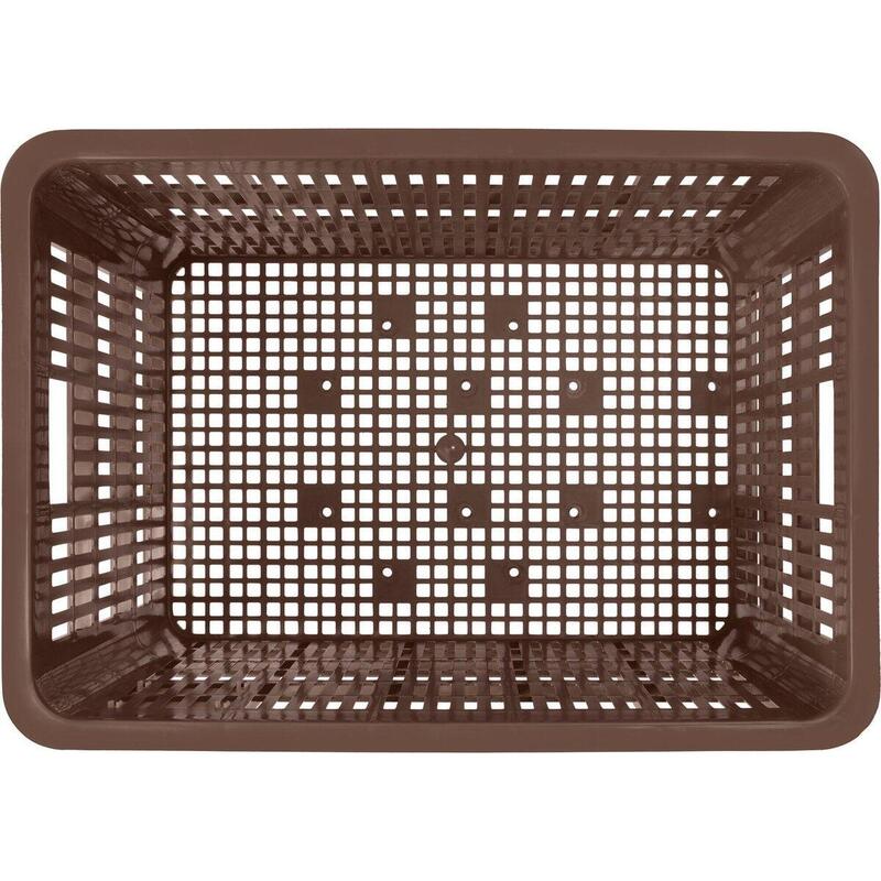 Fietskrat Crate Large 40 Liter 34 X 49 X 27 Cm - Chocolate Bruin