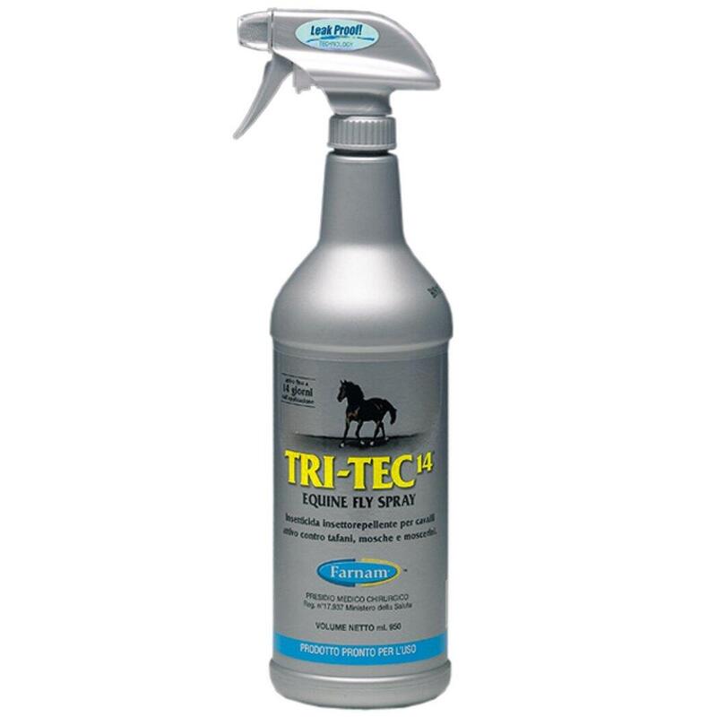TRI-TEC 14 insettorepellente per cavalli contro tafani mosche e insetti volanti
