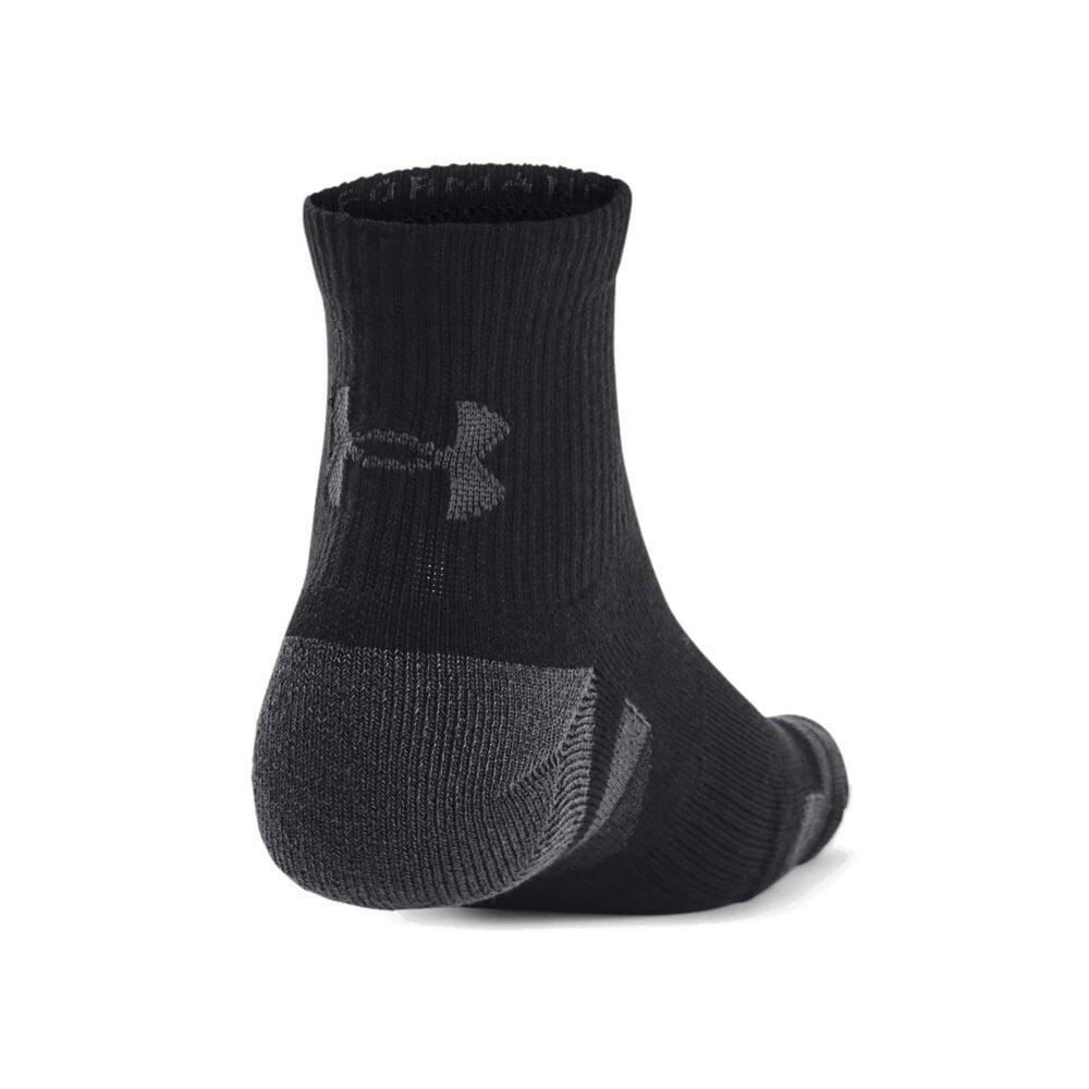 Under Armour Performance Tech 3pk Qtr Socks Black 2/5