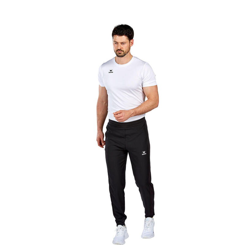 Pantaloni Erima Change negri, talie medie, lungi