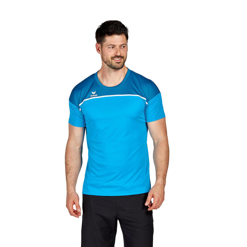 Tricou functional Erima Change By Erima, maneca scurta, alb.