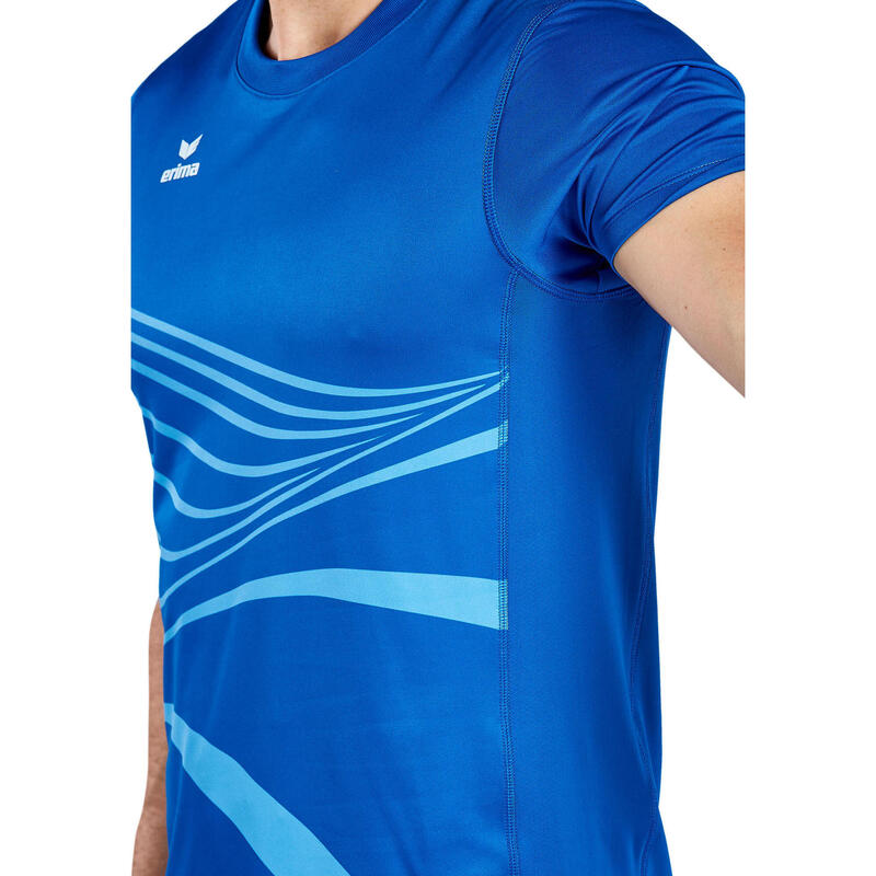 Tricou Erima Racing Albastru - trening, cu uscare rapidă