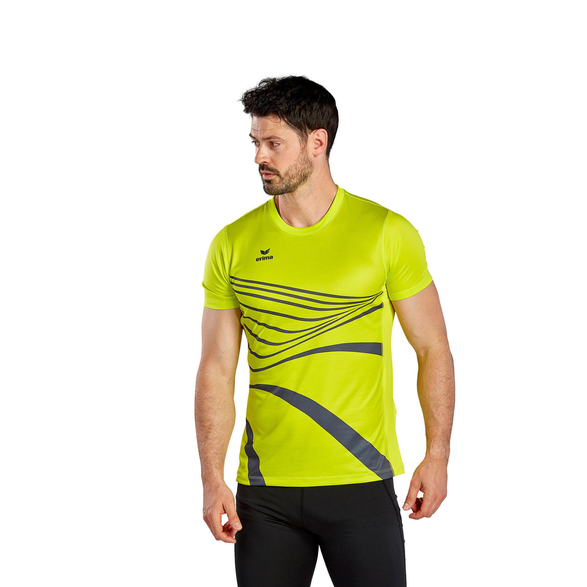 Erima - Maillot Erima Racing - T-shirt Manches Courtes - Jaune|rose - 42 M/l - Decathlon