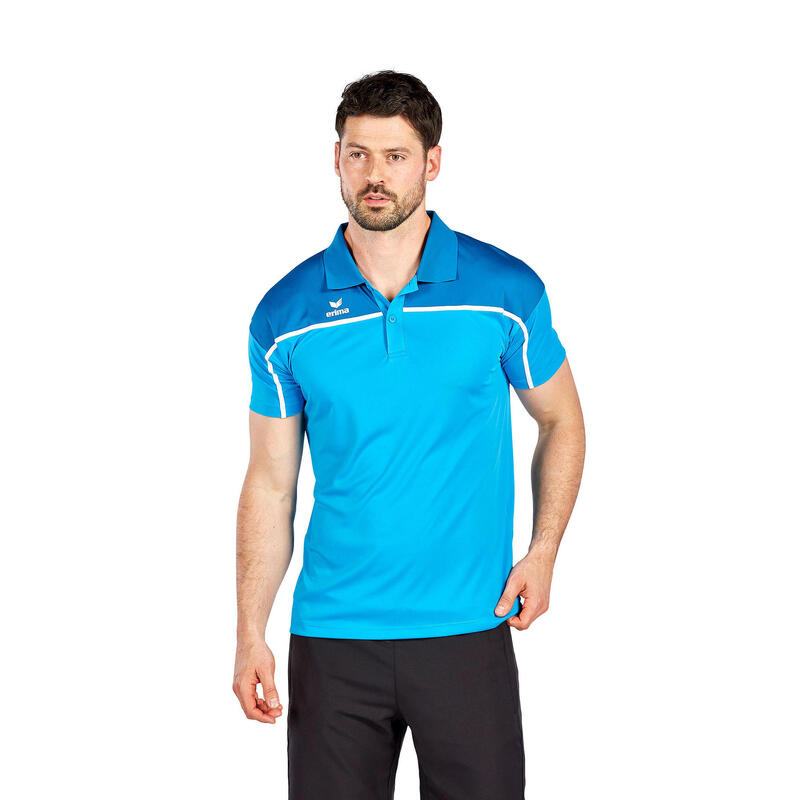 Tricou polo Erima Change By Erima Alb - uşor, uscare rapidă, mâneci scurte