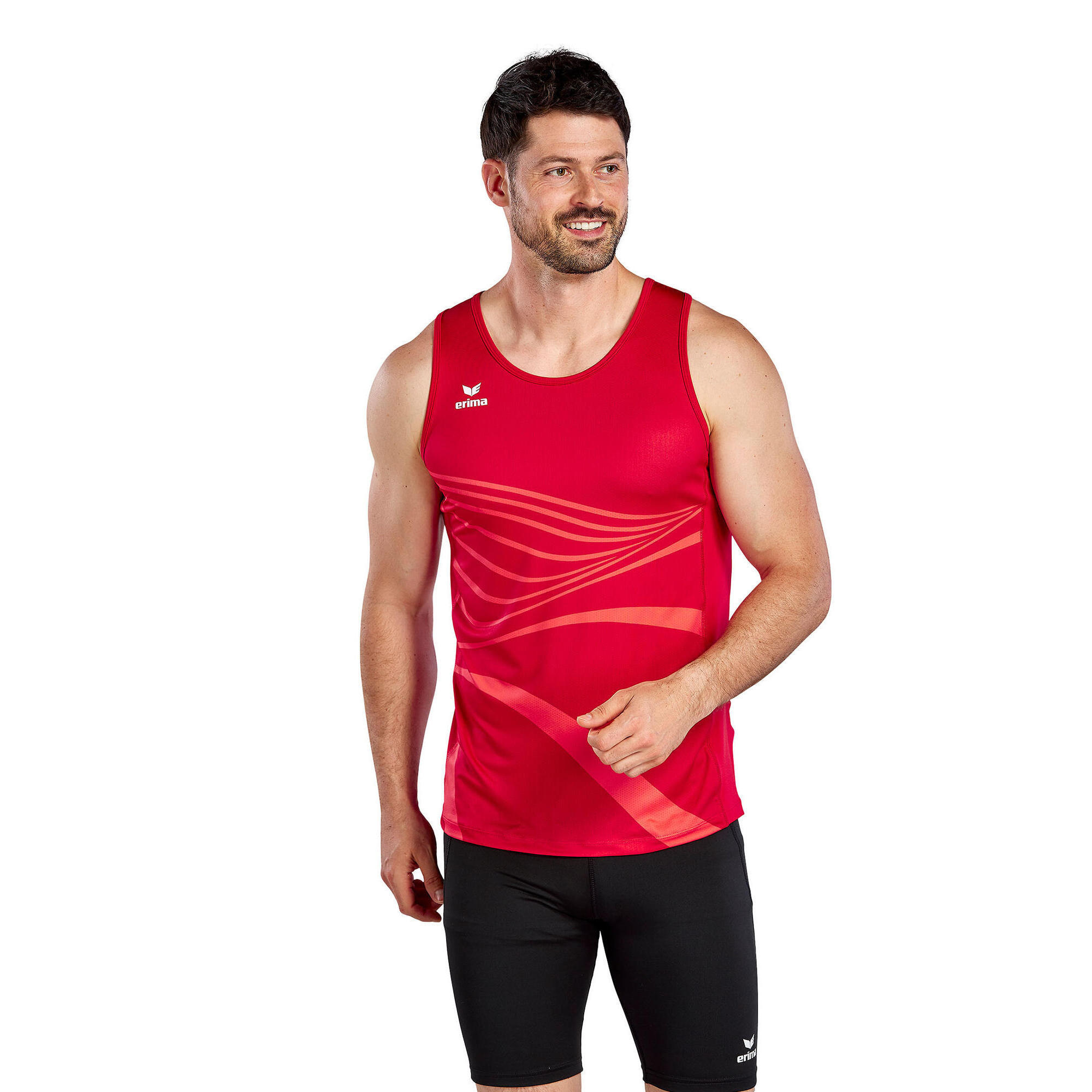 Erima - Débardeur Erima Racing - T-shirt Sans Manche - Rouge - 42 M/l - Decathlon