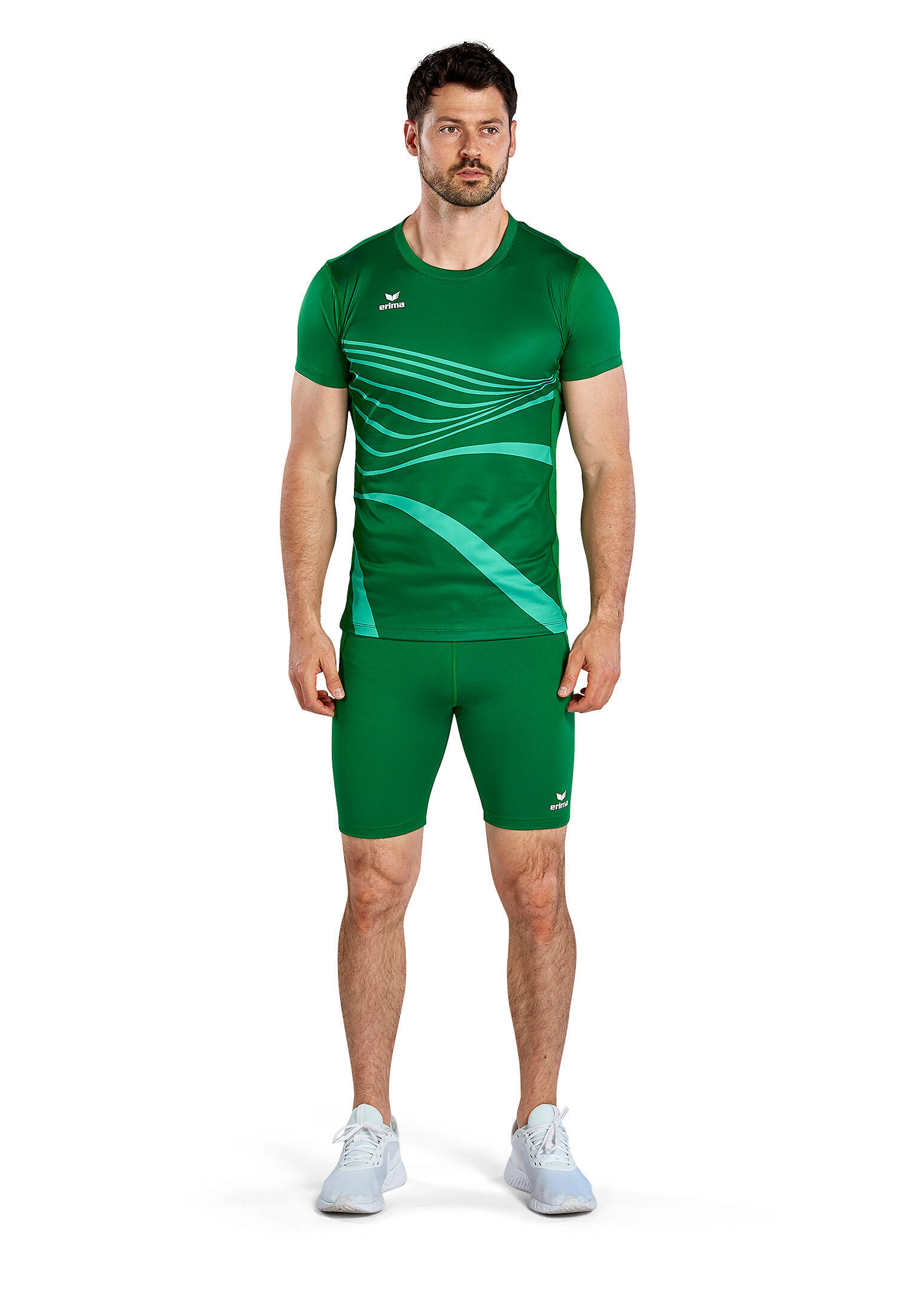 Herren La Tight kurz Racing 3/6