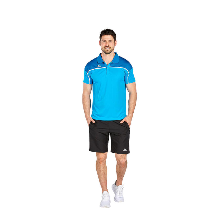 Tricou polo Erima Change By Erima Alb - uşor, uscare rapidă, mâneci scurte