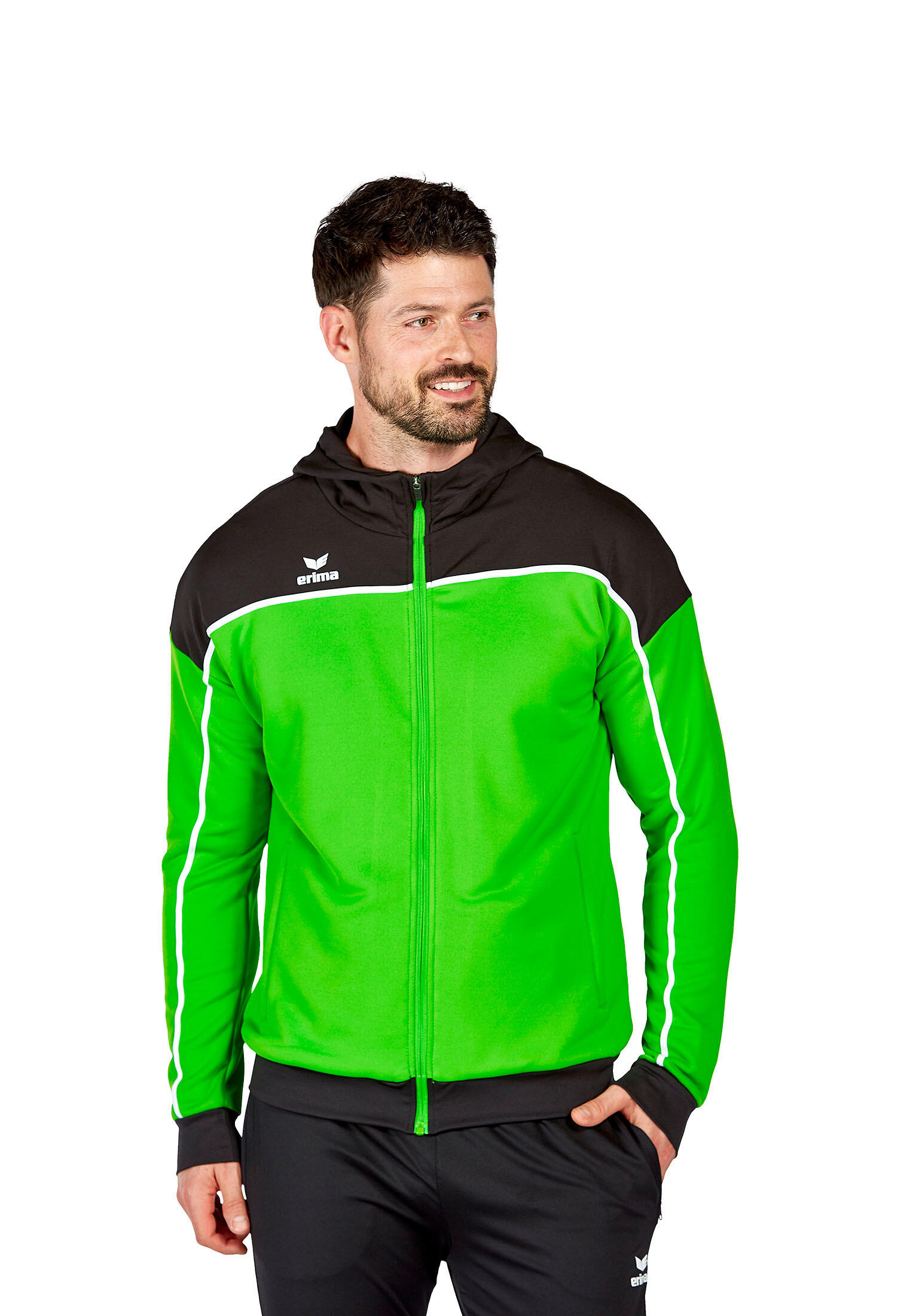 Jachetă Erima Change cu glugă multicolor, mâneci lungi