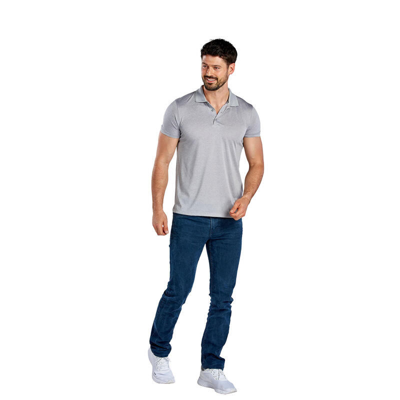 Tricou polo Erima Functional Gri