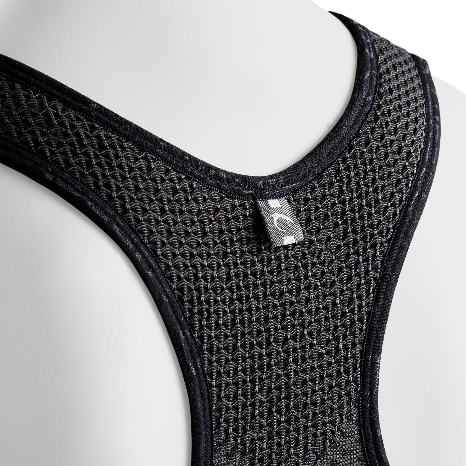 Top-sutien, Lurbel Cristallo, gri inchis 3/6